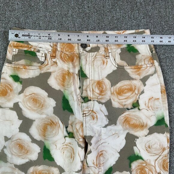 Acne Floral Bootcut Jeans - Multicolor - Picture 5 of 10